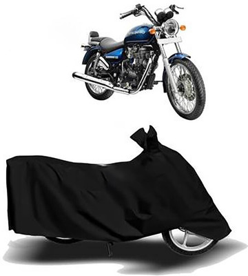 MMSSTAR Waterproof Two Wheeler Cover for Royal Enfield(Thunderbird 350, Black)
