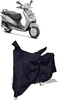 Amexride Two Wheeler Cover for Hero(Duet VX 110CC, Black)