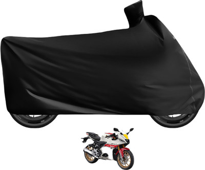 Auto Hub Waterproof Two Wheeler Cover for Yamaha(R15, Black)