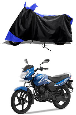 GROFATIK Two Wheeler Cover for TVS(Sport KS BS6, Blue, Black)