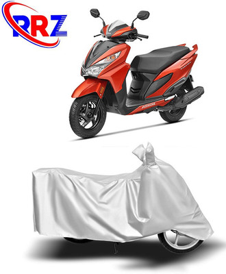 RRZ Waterproof Two Wheeler Cover for Honda(Grazia, White)