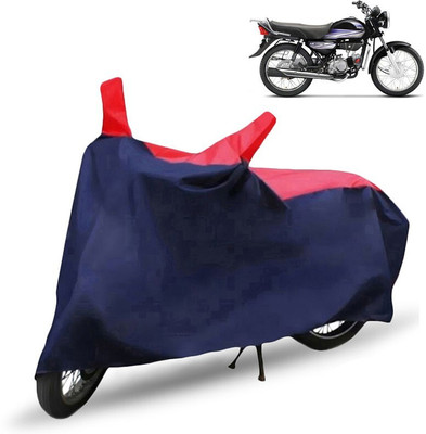 MMSSTAR Waterproof Two Wheeler Cover for Hero(HF Dawn, Red, Blue)