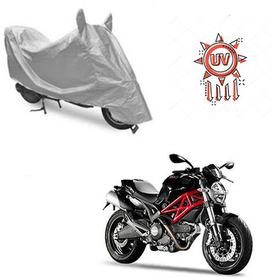 DeepShakshi AUTOMOTIVE Waterproof Two Wheeler Cover for Ducati(Monster 796 S2R, Silver)