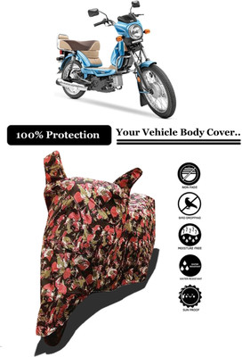 Amexride Two Wheeler Cover for TVS(XL 100 Comfort BS6, Multicolor)