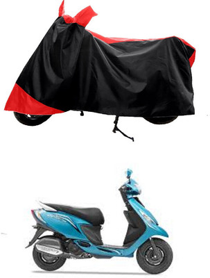 GROFATIK Two Wheeler Cover for TVS(Zest 110 BS6, Red)