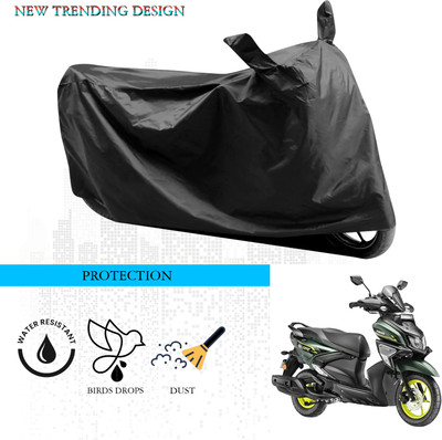 ANTHUB Waterproof Two Wheeler Cover for Yamaha(Cygnus Ray ZR, Black)