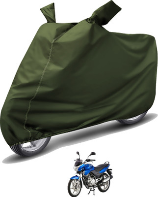 Auto Hub Waterproof Two Wheeler Cover for Bajaj(Discover 150 f, Green)