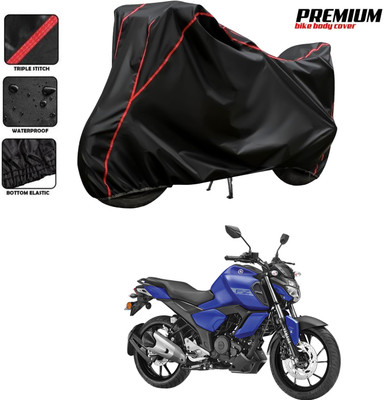 PAGORA Waterproof Two Wheeler Cover for Yamaha(FZ-X, Black)