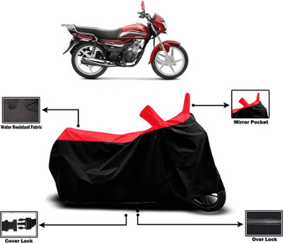 KEDIT Two Wheeler Cover for Universal For Bike(CD, Red)