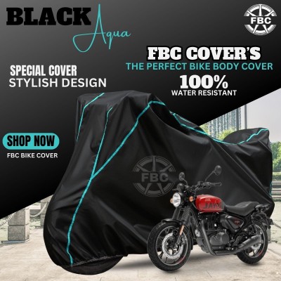 FBC Waterproof Two Wheeler Cover for Royal Enfield(350 BS6, Black)