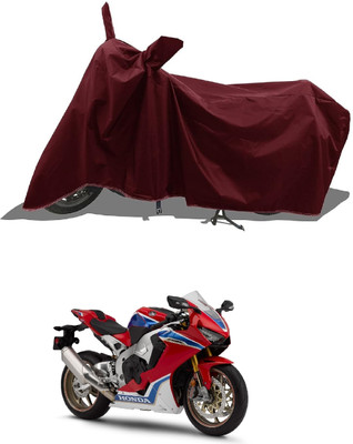 DeepShakshi AUTOMOTIVE Waterproof Two Wheeler Cover for Honda(CBR 1000RR, Maroon)