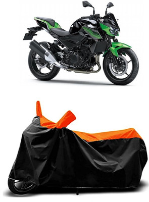 VESMEI Two Wheeler Cover for Kawasaki(Z250 BS6, Orange)