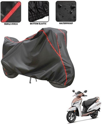 brandroofz Waterproof Two Wheeler Cover for Honda(Activa, Grey, Red)