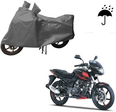 DeepShakshi AUTOMOTIVE Waterproof Two Wheeler Cover for Bajaj(Pulsar 180 DTS-i, Grey)