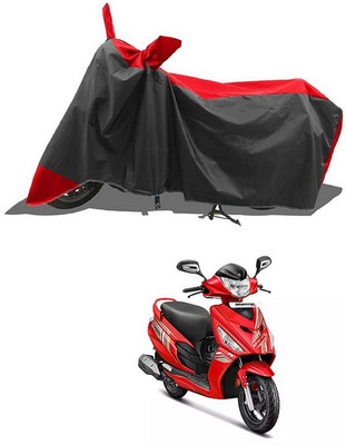 PAGORA Waterproof Two Wheeler Cover for Hero(Maestro Edge 110 BS6, Red, Black)