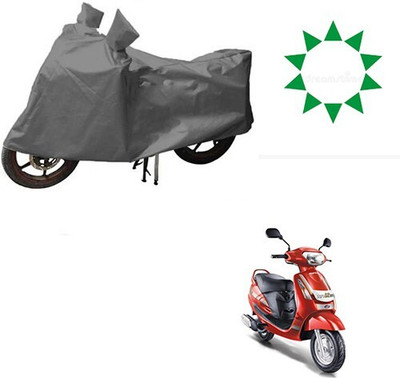 DeepShakshi AUTOMOTIVE Waterproof Two Wheeler Cover for Mahindra(Duro DZ, Grey)