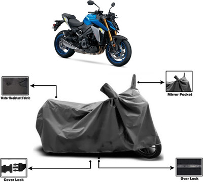 Amexride Two Wheeler Cover for Suzuki(GSX S1000, Grey)