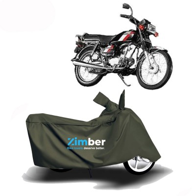 ZIMBER Two Wheeler Cover for Honda(CD 100 SS, Green)