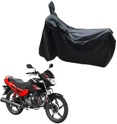 AASHTIK MART Two Wheeler Cover for Hero(Glamour FI, Black)