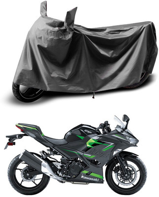 Gali Bazar Waterproof Two Wheeler Cover for Kawasaki(Grey)