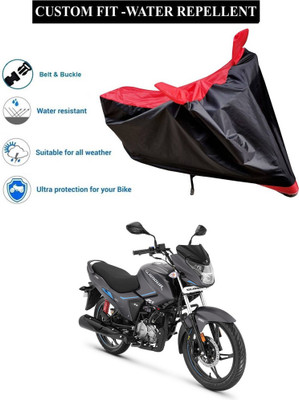 PAGORA Waterproof Two Wheeler Cover for Hero(Glamour i3s BS6, Red)