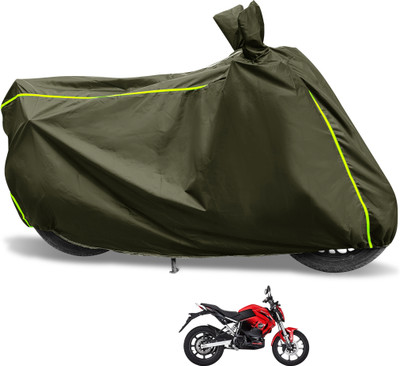 Euro Care Waterproof Two Wheeler Cover for Revolt(RV 400, Green)