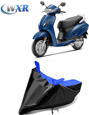 WXR Waterproof Two Wheeler Cover for Honda(Activa 6G, Black, Blue)