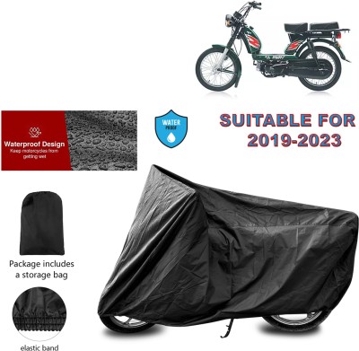 CODOKI Waterproof Two Wheeler Cover for TVS(Heavy Duty Super XL, Black)