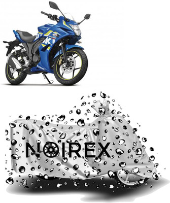 NOIREX Two Wheeler Cover for Suzuki(Gixxer SF, Silver)
