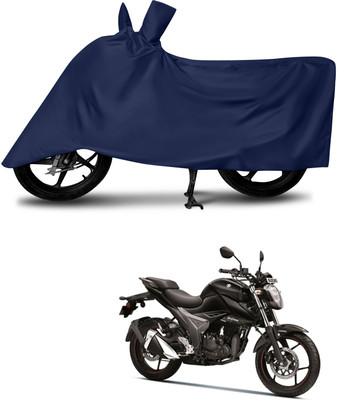 MMSSTAR Waterproof Two Wheeler Cover for Suzuki(Gixxer, Blue)