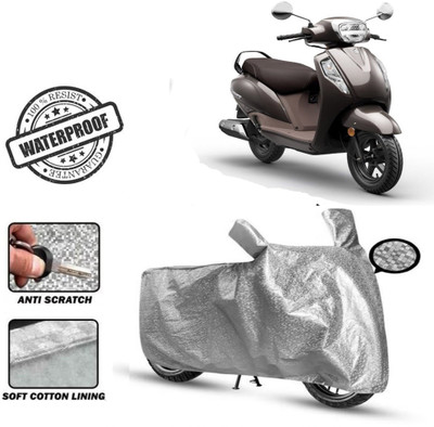 Autoinnovation Waterproof Two Wheeler Cover for Suzuki(Access 125, Silver)