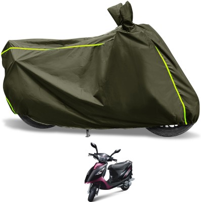 Euro Care Waterproof Two Wheeler Cover for TVS(Streek, Green)