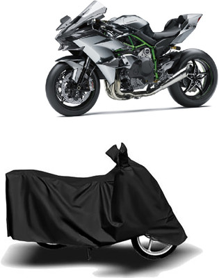 starmick Waterproof Two Wheeler Cover for Kawasaki(Ninja H2R, Black)