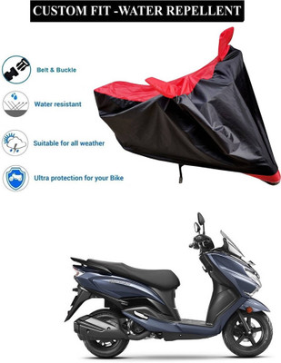 CODOKI Waterproof Two Wheeler Cover for Suzuki(Burgman Street 125, Red)