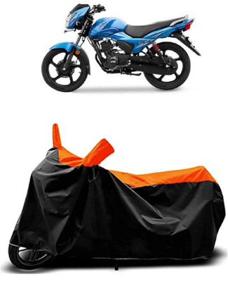 VESMEI Two Wheeler Cover for TVS(Victor New, Orange)
