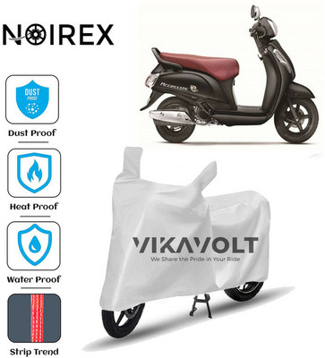 NOIREX Waterproof Two Wheeler Cover for Suzuki(Access 125, Silver)
