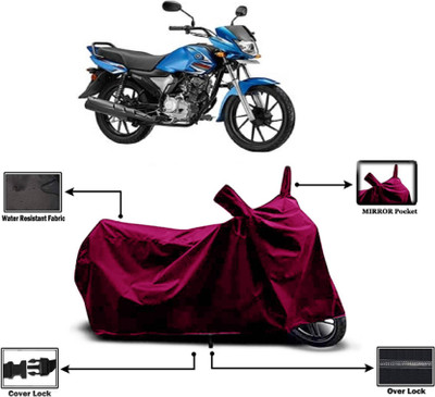KEDIT Two Wheeler Cover for Yamaha(Saluto RX, Maroon)