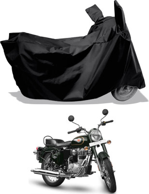 Amexride Two Wheeler Cover for Royal Enfield(Standardv BS6, Black)