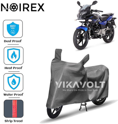 NOIREX Two Wheeler Cover for Bajaj(Pulsar 220F, Grey)