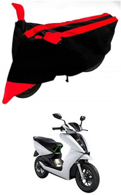 AutoGalaxy Waterproof Two Wheeler Cover for Ather(450, Red, Black)
