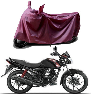 THE REAL ARV Waterproof Two Wheeler Cover for Suzuki(Sling, Maroon)