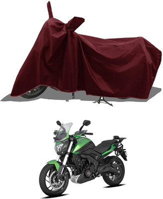 DeepShakshi AUTOMOTIVE Waterproof Two Wheeler Cover for Bajaj(Dominar 400 BS6, Maroon)