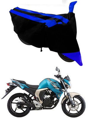 MMSSTAR Waterproof Two Wheeler Cover for Yamaha(FZS-FI, Blue, Black)