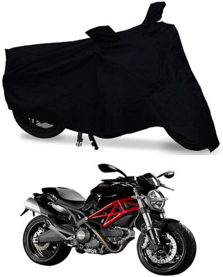 DeepShakshi AUTOMOTIVE Two Wheeler Cover for Ducati(Monster 795, Black)