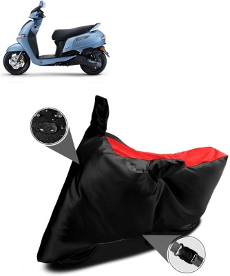 CODOKI Waterproof Two Wheeler Cover for TVS(iQube, Red)