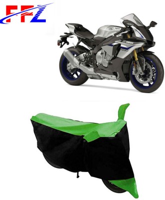 FFZ Two Wheeler Cover for Yamaha(YZF R1M, Black, Green)