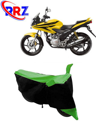 RRZ Waterproof Two Wheeler Cover for Honda(CBF, Black, Green)
