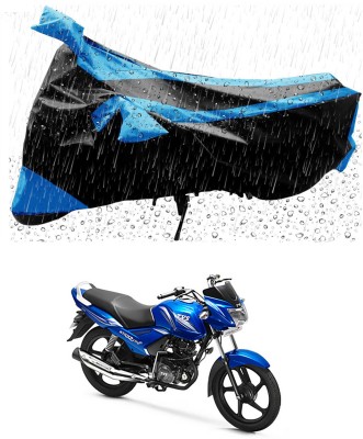 Genipap Two Wheeler Cover for TVS(Star City, Blue, Black)