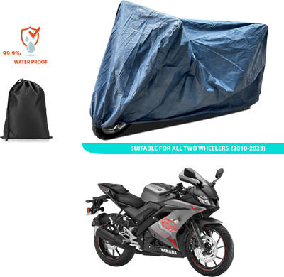 CODOKI Waterproof Two Wheeler Cover for Yamaha(YZF-R15 V3 BS6, Blue)