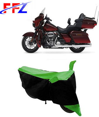 FFZ Two Wheeler Cover for Harley Davidson(CVO Limited, Black, Green)